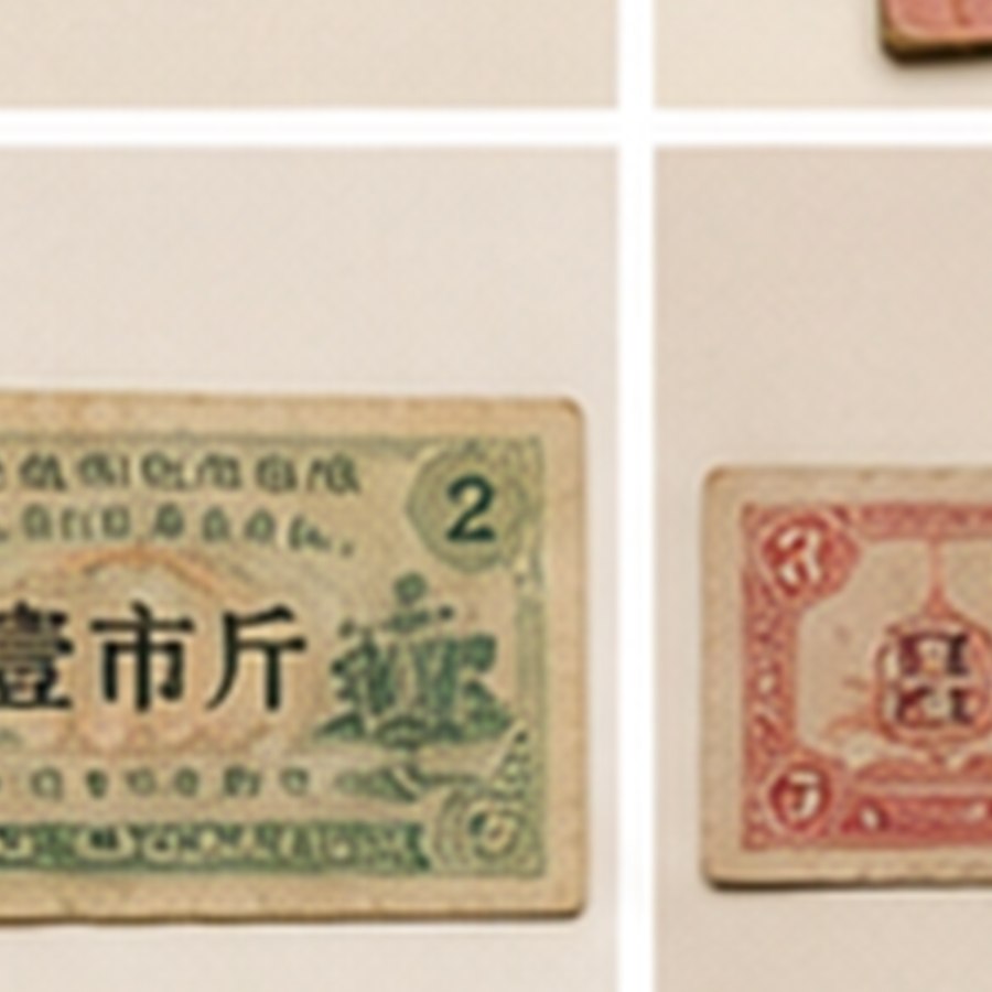 清式粮票整刀旧藏 · 手工雕制