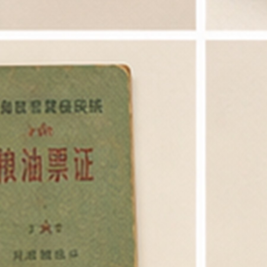 馆藏级副食品票本 · 色泽温润