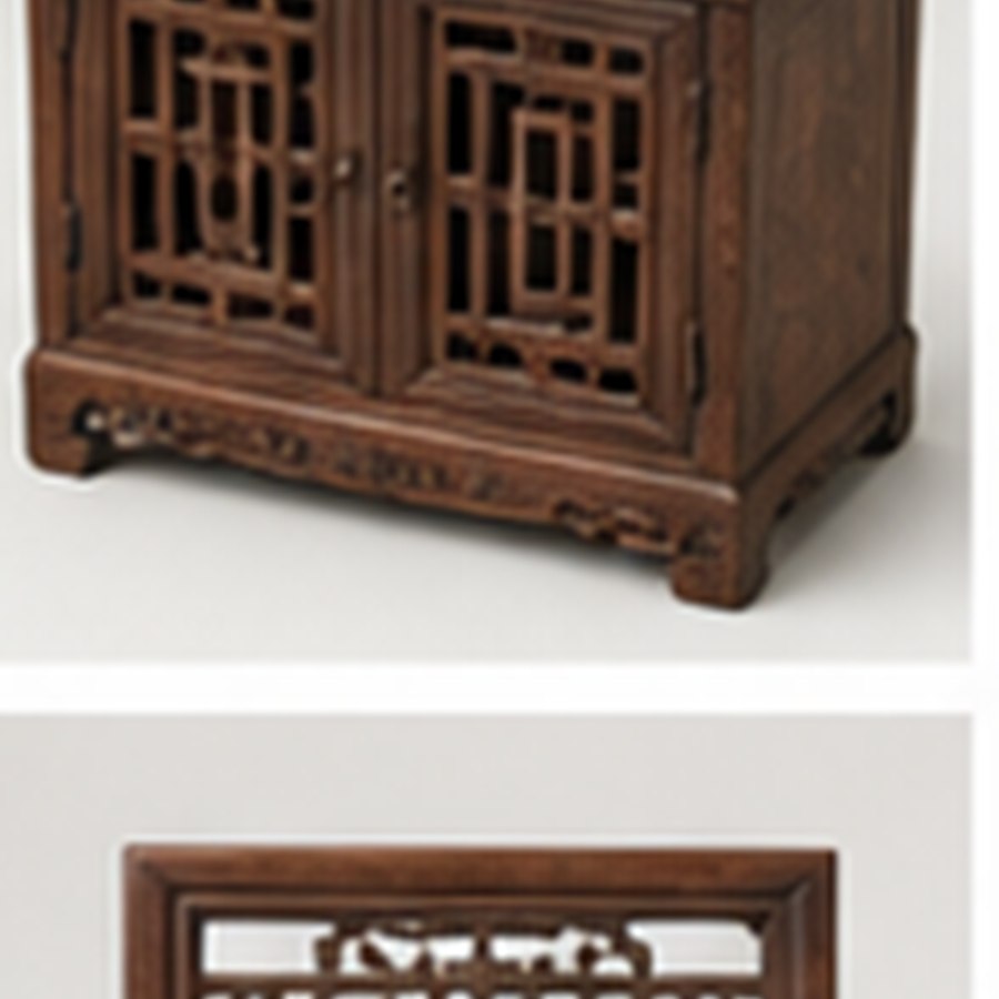 古韵雕花托盘 · 色泽温润
