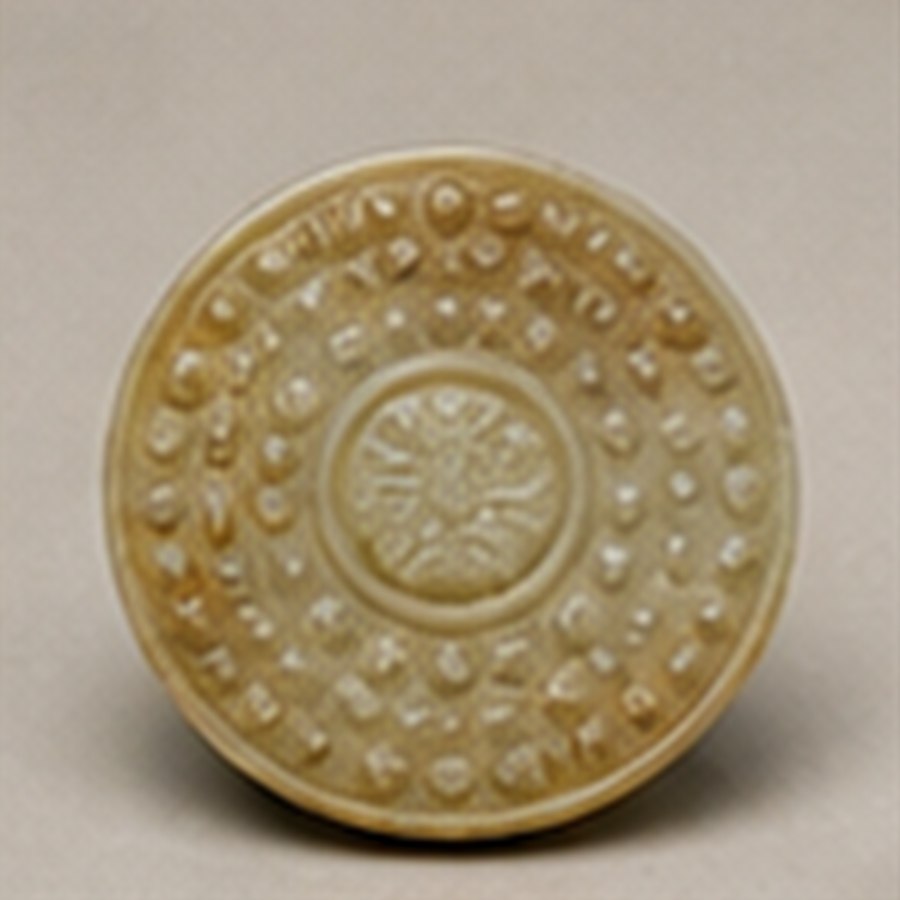 精品白玉平安扣 · 品相完整