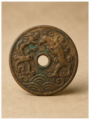 普品书画纂刻水墨竹石图开门老件 · 入门小品